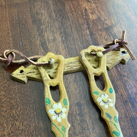 Vintage wrought iron forks spoon set - Picture 2 of 8